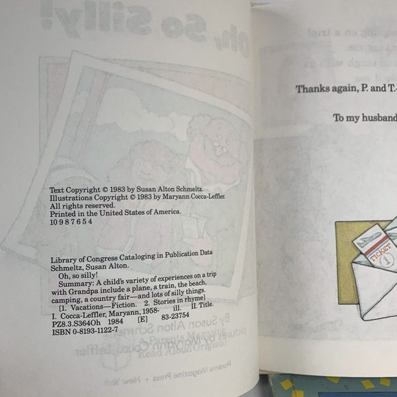 Parents Magazine Press Books Lot of 4 1980s Golly Gump Tess & Tim Oh So Silly - Picture 3 of 9